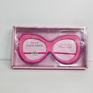 mcbling 2005 beach babe photo frame‎ pink glasses 2.5x3 inch